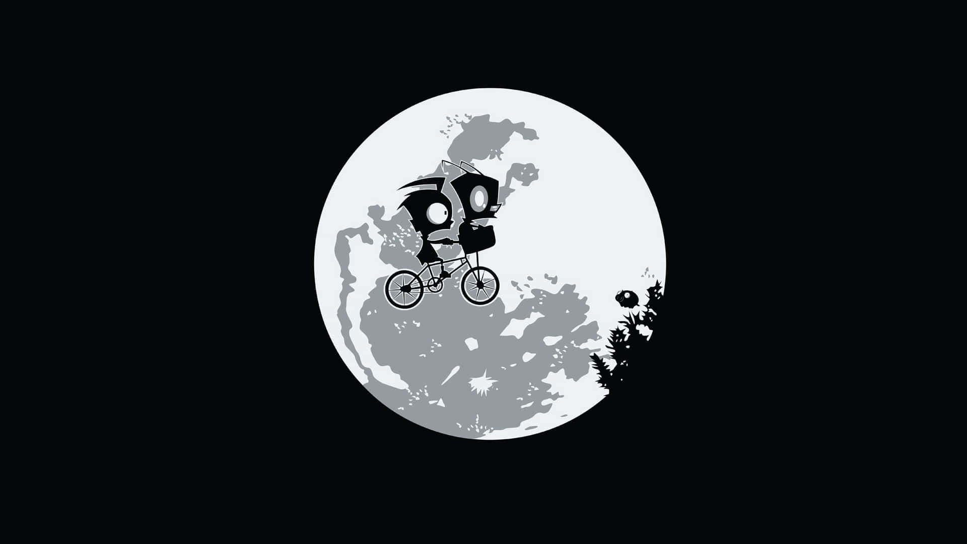 Black And White Cartoon Wallpaper