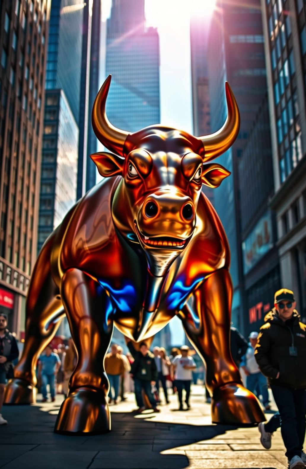 Wall Street Bull Wallpaper