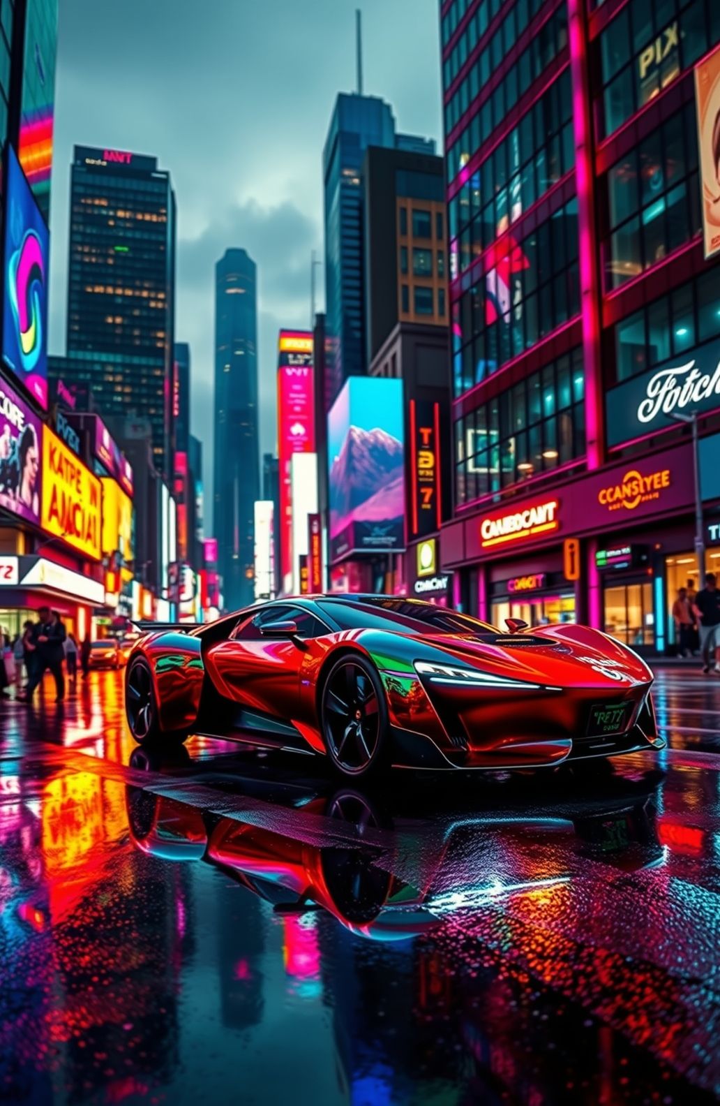 Neon Car Wallpaper