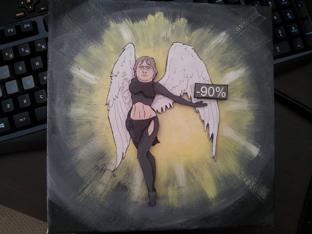 Our Lord and Savior GabeN by CheesyChan on