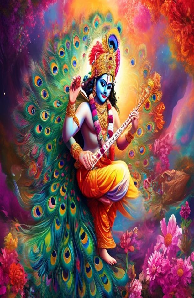 Natkhat Krishna Hd Wallpaper