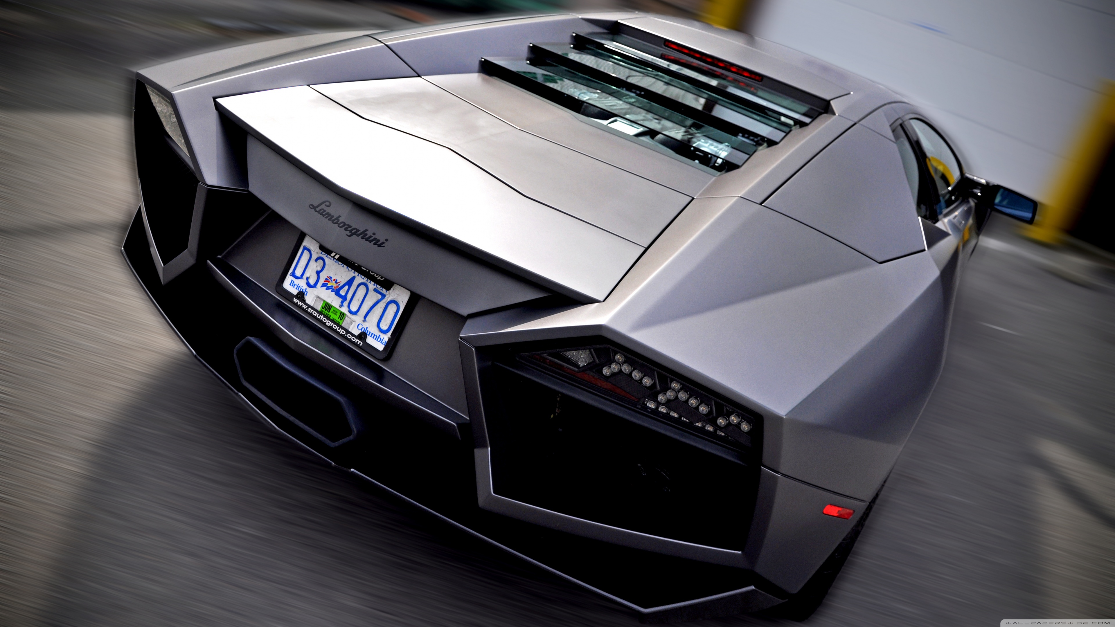 Lamborghini Reventon Rear 4k HD Desktop Wallpaper For Ultra