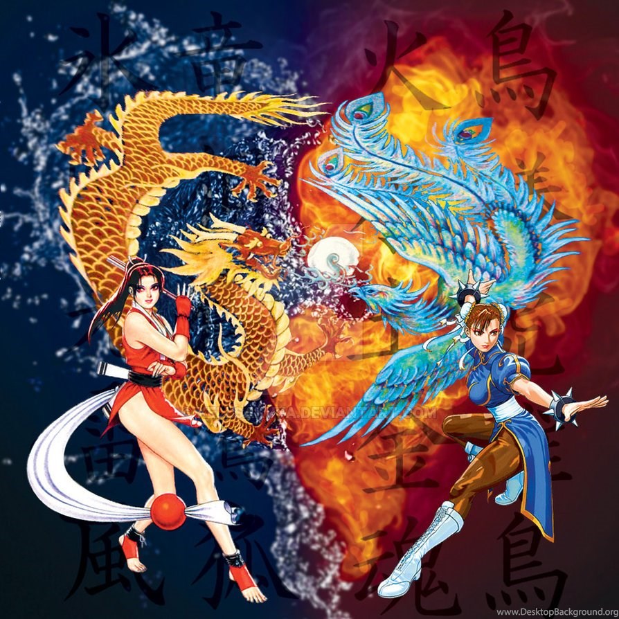Chun Li And Mai Shiranui By Xellsakuya Desktop