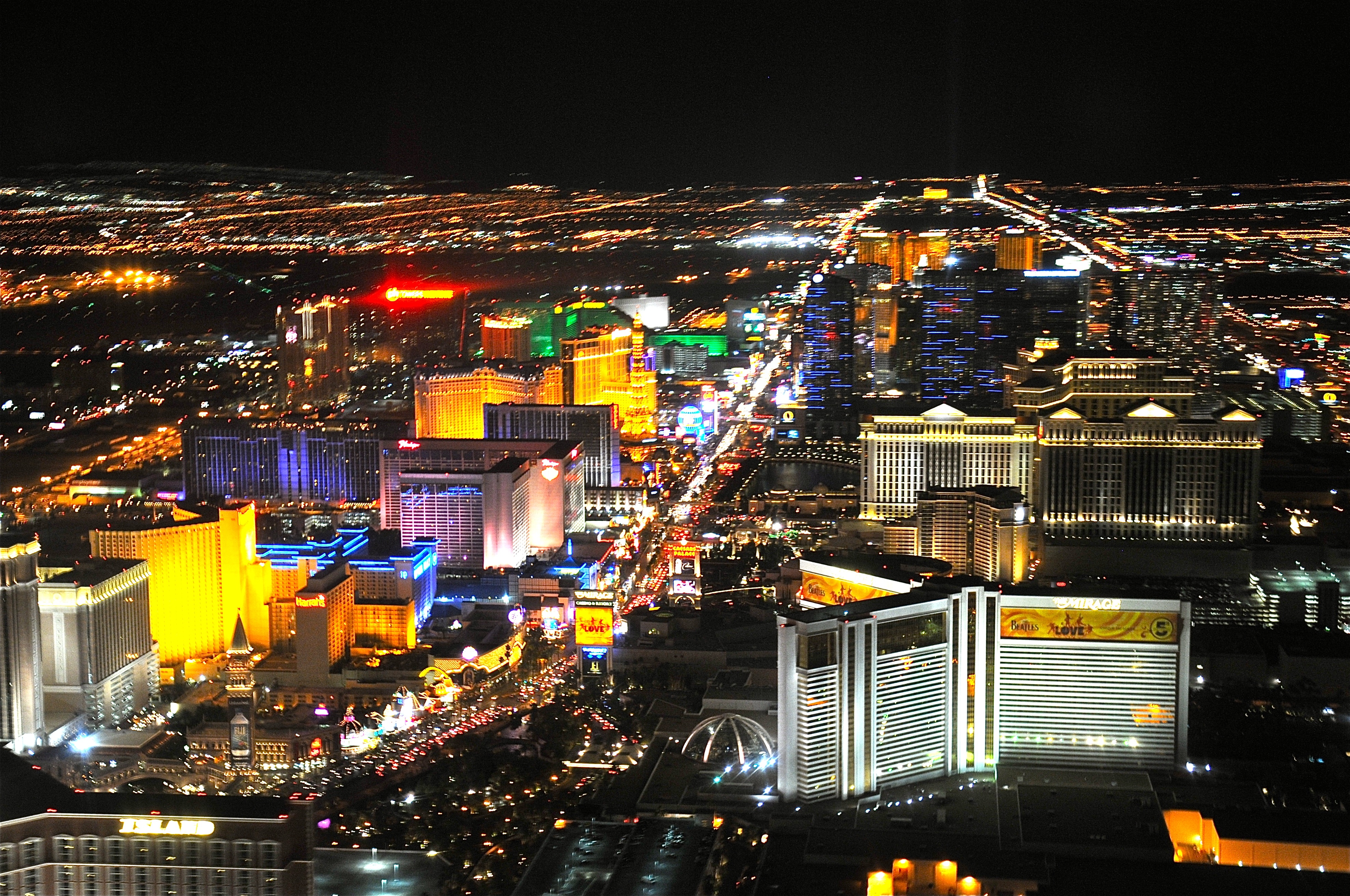 Amazing Las Vegas Strip In Country Nevada HD Photo Wallpaper