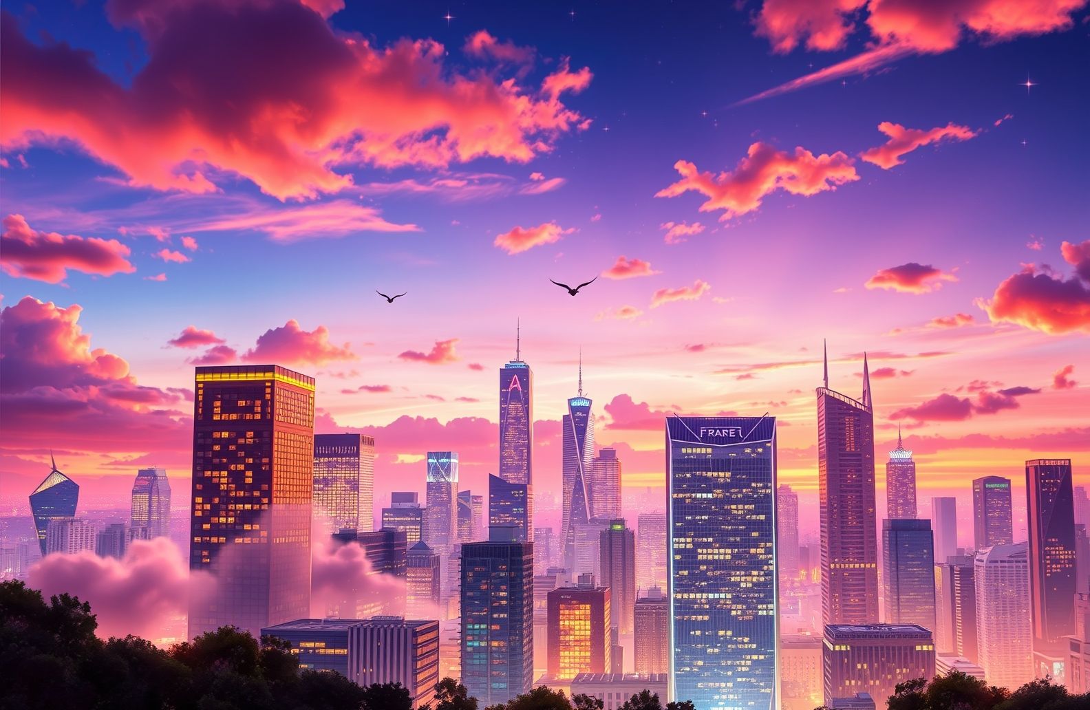 Animated Dual Monitor Wallpaper