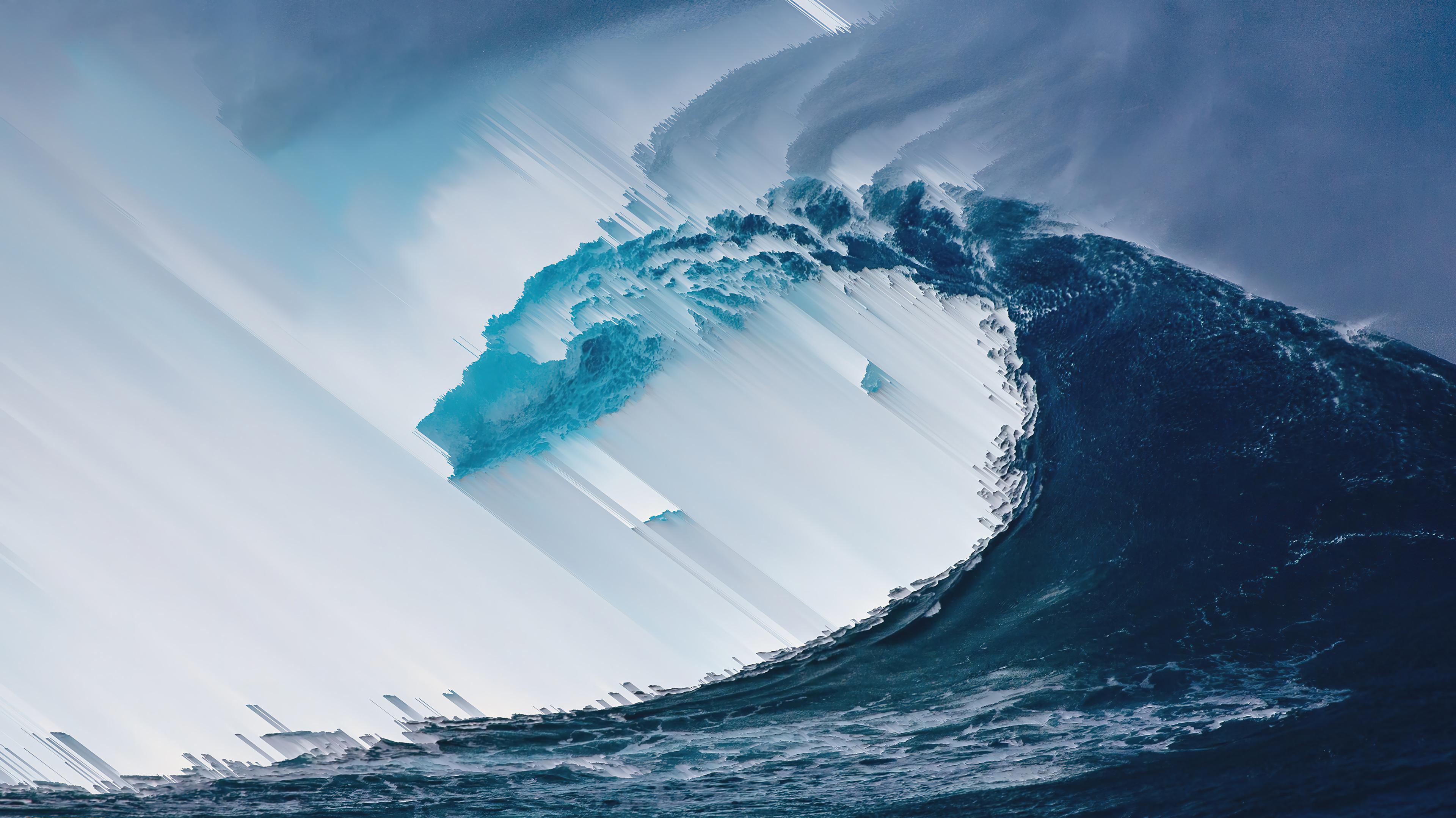 Ocean Wave Digital Art Wallpaper 4k 2290g