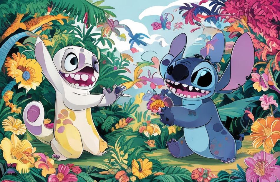 Toothless And Stitch Wallpaper