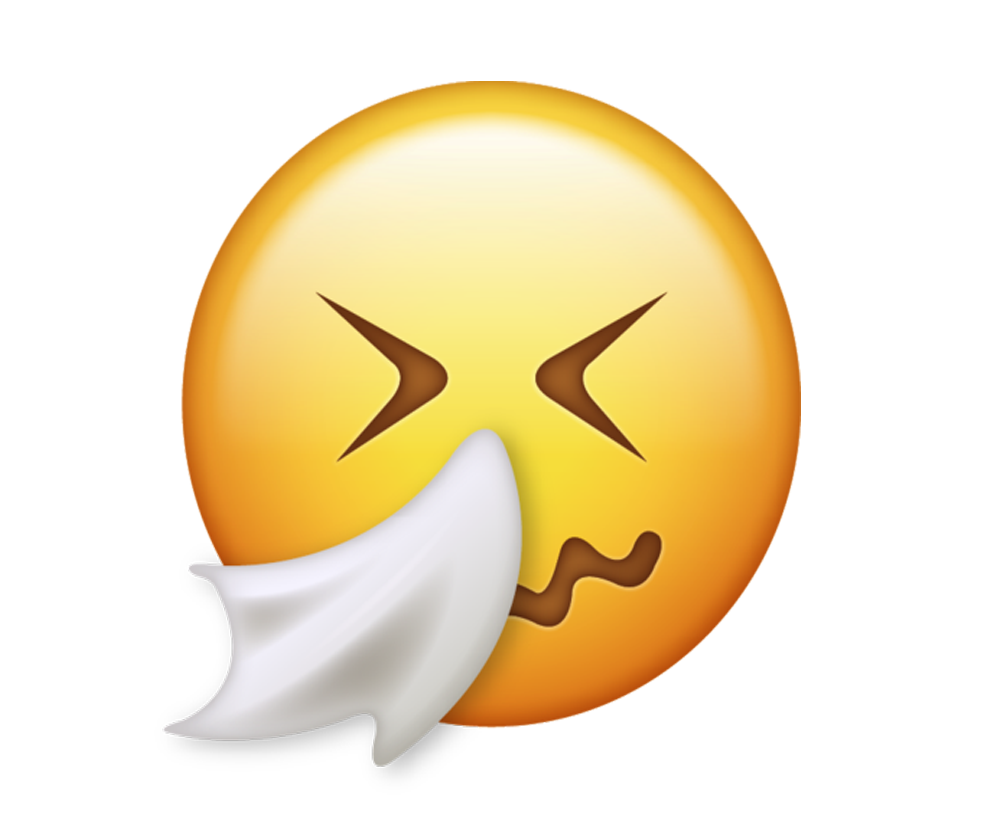 Sneezing Emoji Png Transparent Background Image Templates