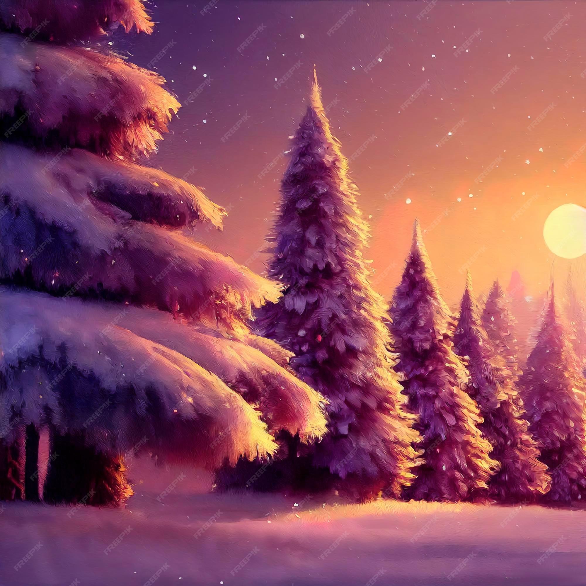 Winter Desktop Wallpaper Calendar