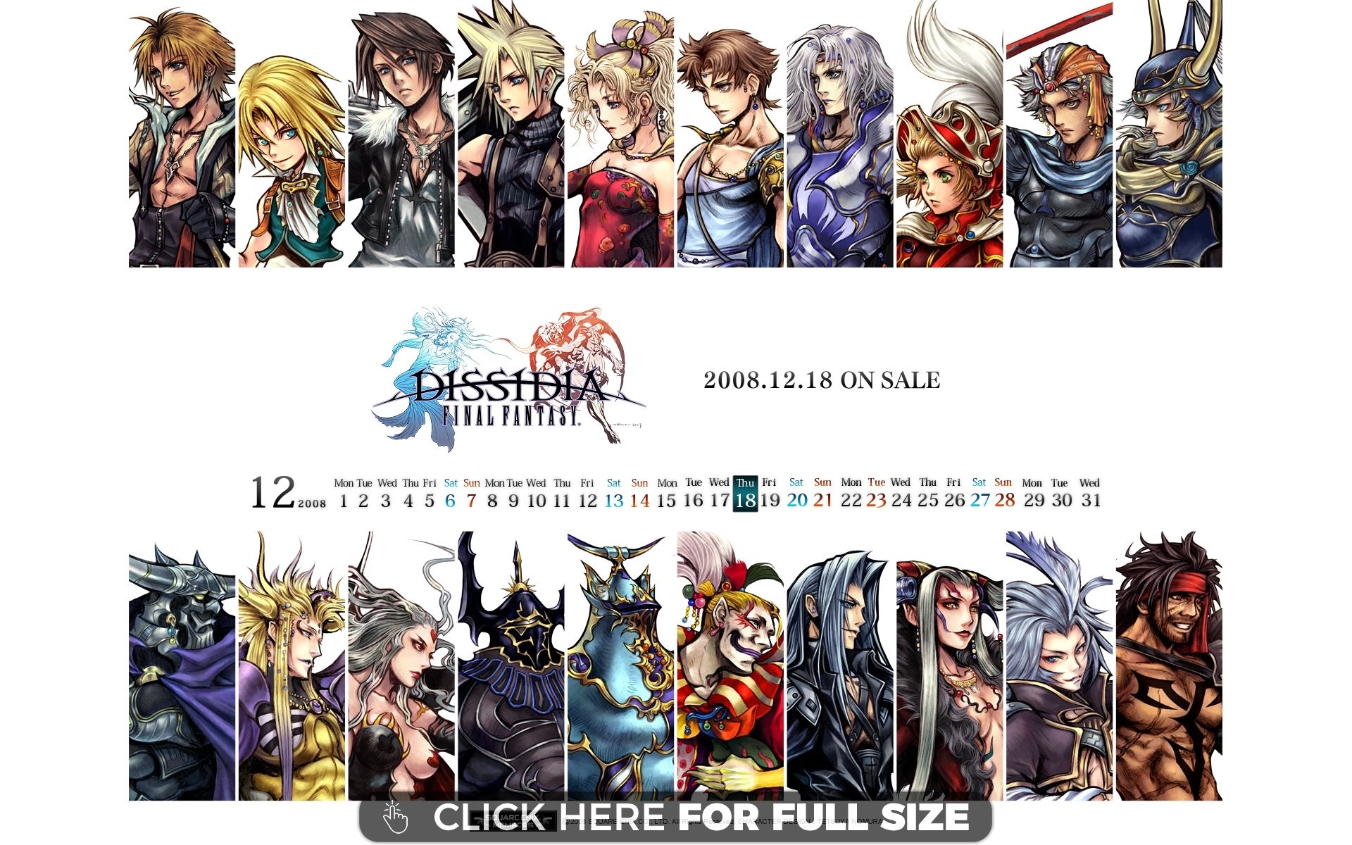 Dissidia Final Fantasy HD Wallpaper