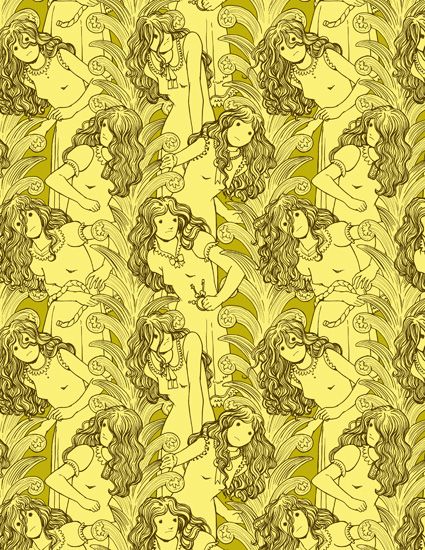 Liz Mamont The Yellow Wallpaper by Charlotte Perkins Gilman