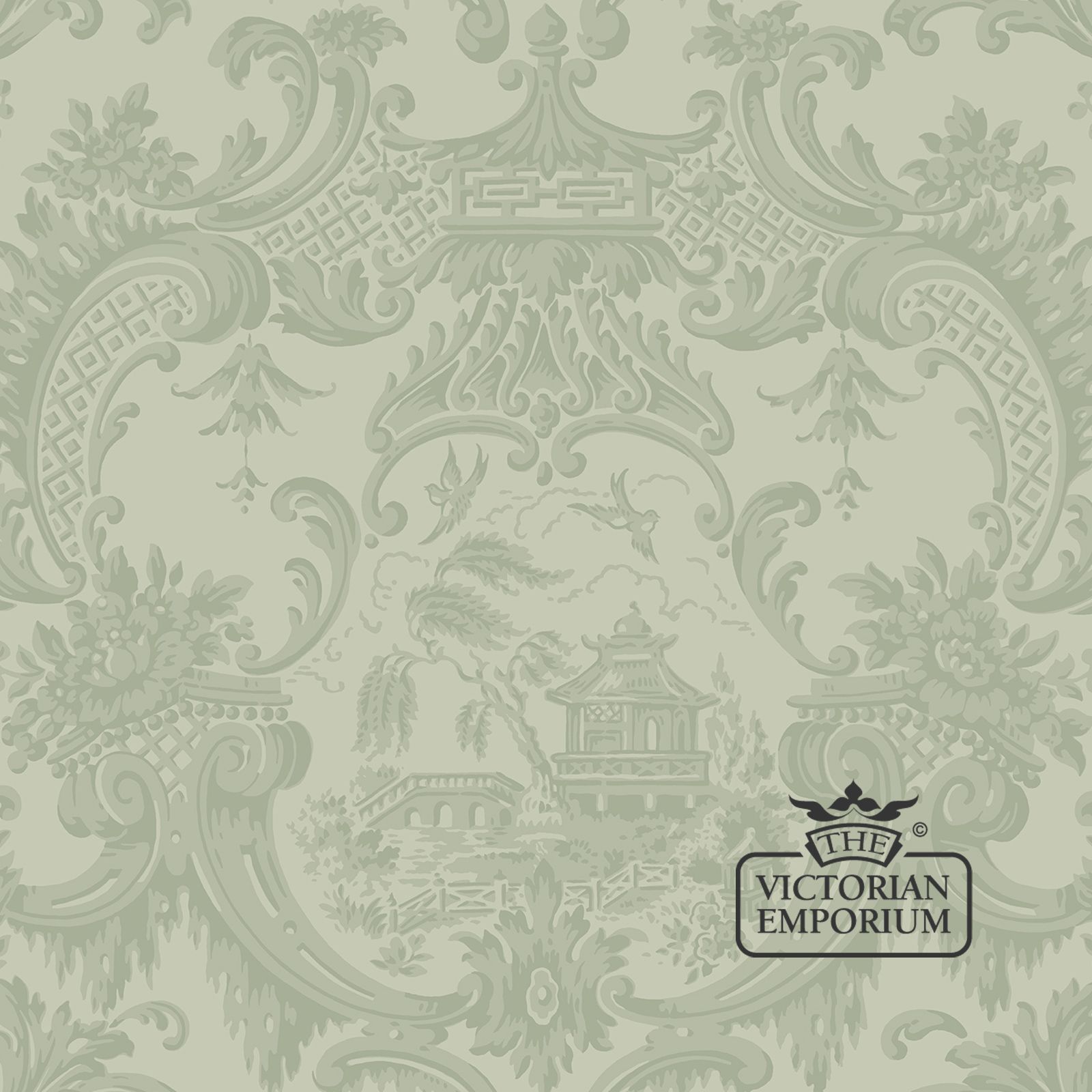 Chippendale Wallpaper In Choice Of Colours