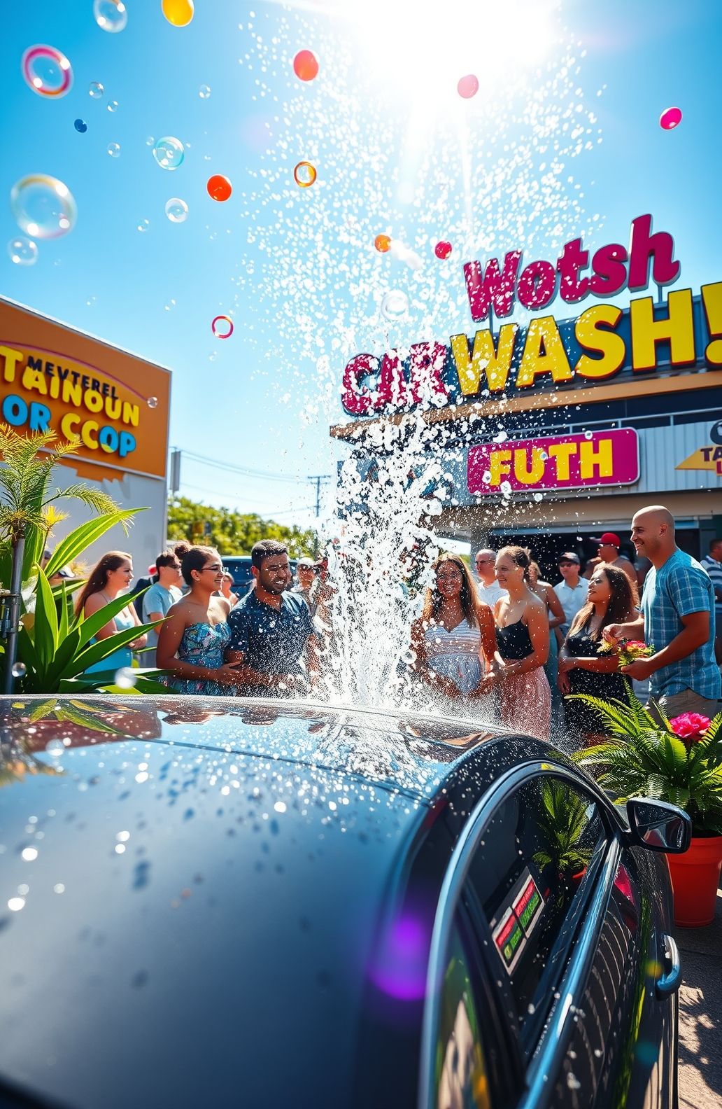 Car Wash Wallpaper