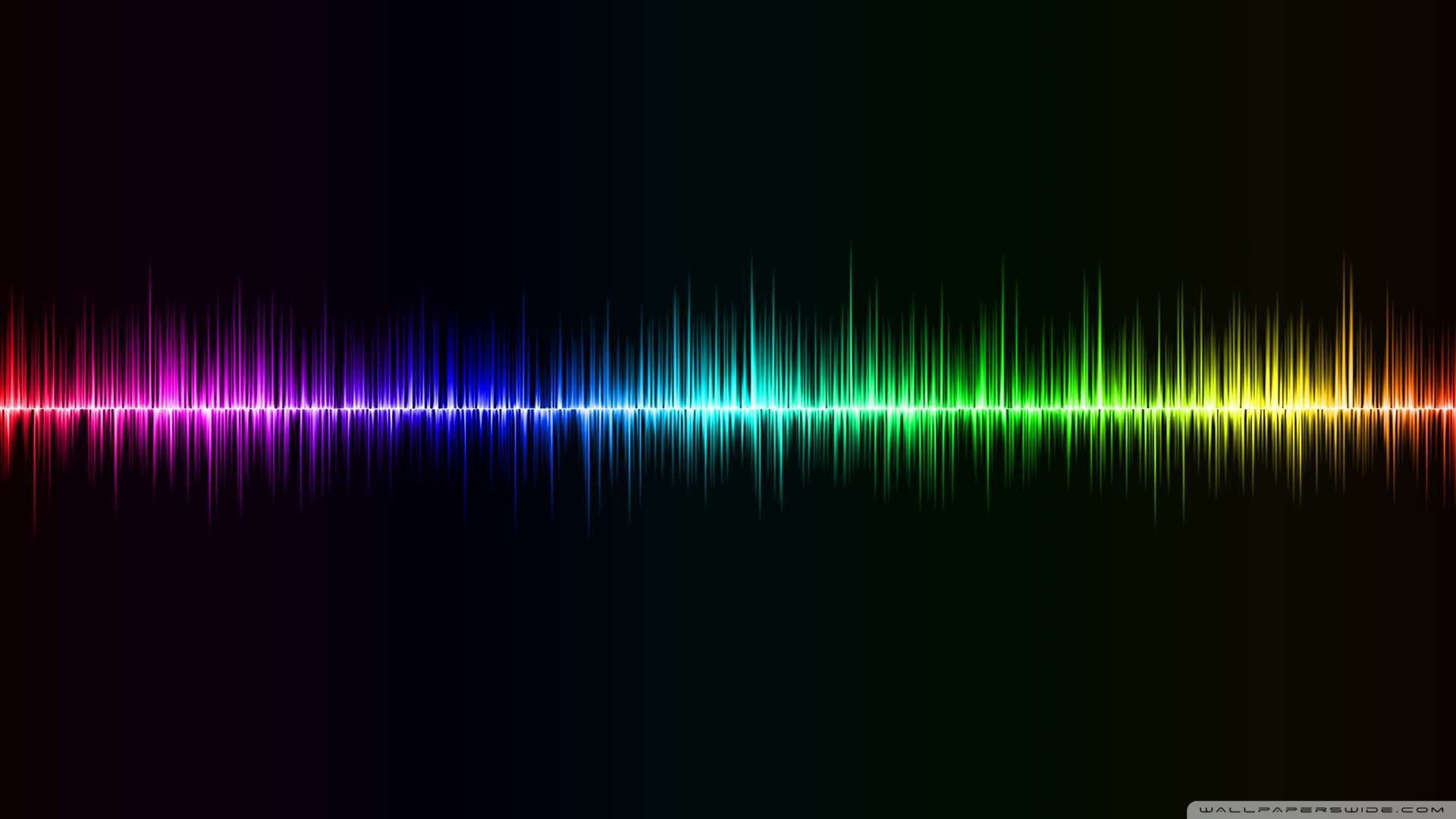 Audio Spectrum Background Music Sound Waves Live