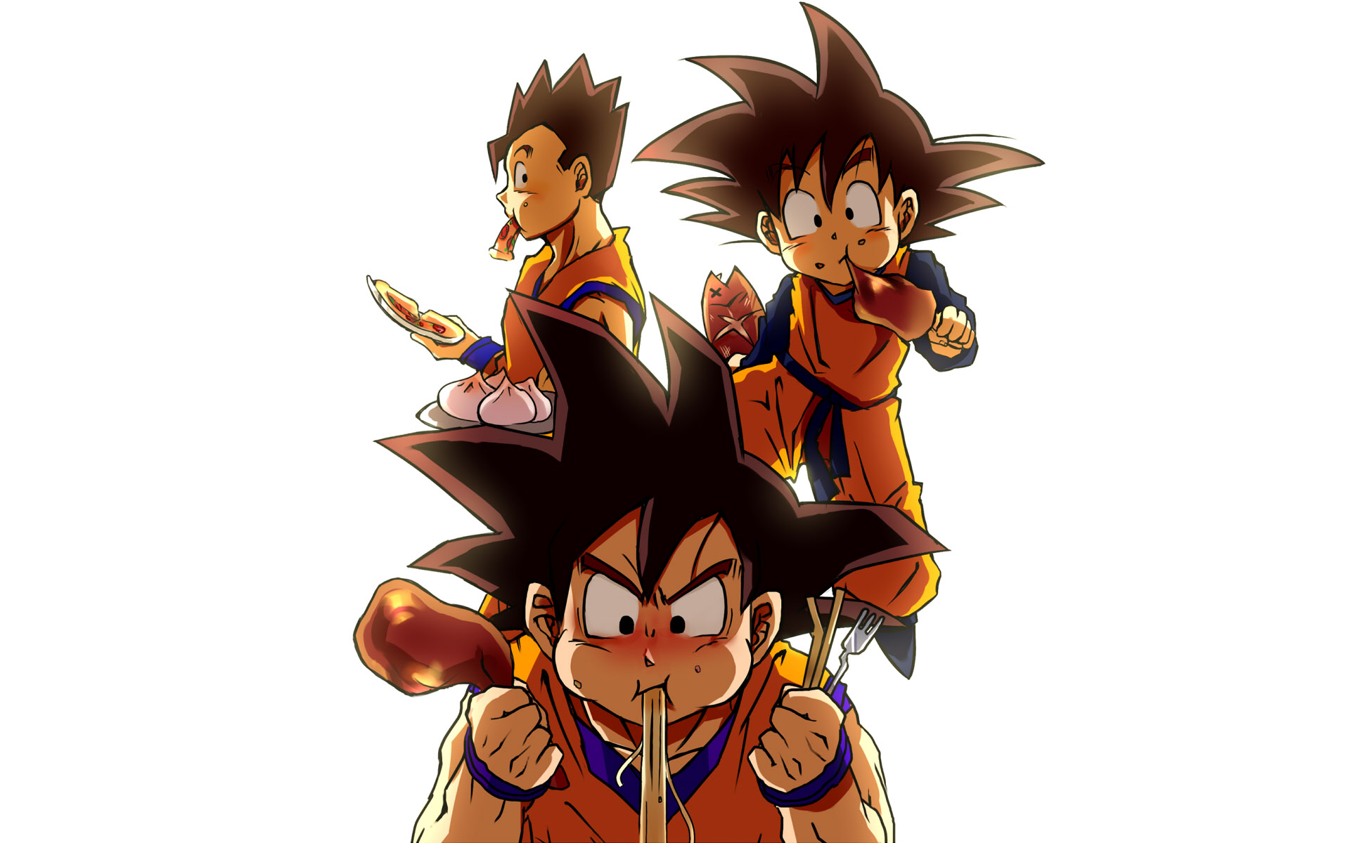 Goku Gohan Goten Wallpaper