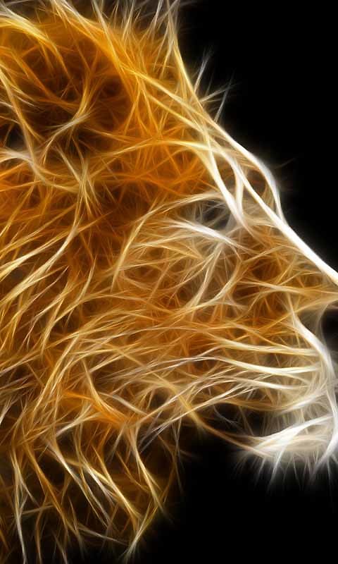 Cool Fire Lion Live Wallpaper Android