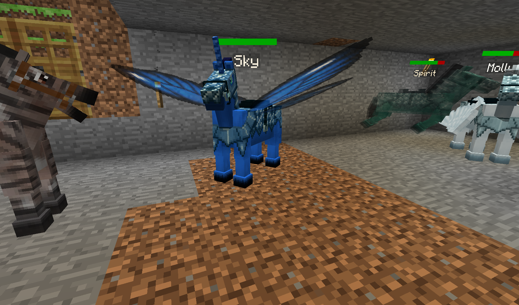 Minecraft Horse Wallpaper Sky The Fairy In
