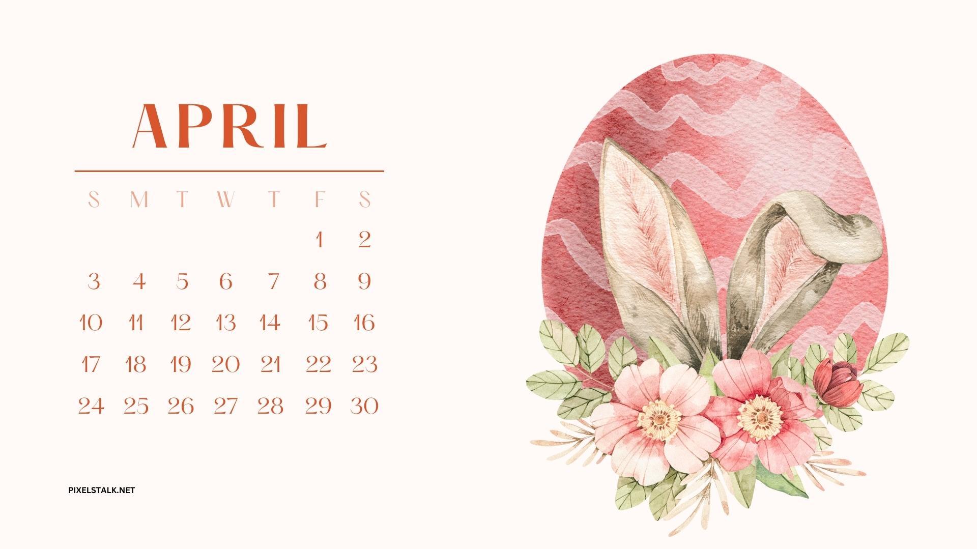 April Calendar Desktop Wallpapers
