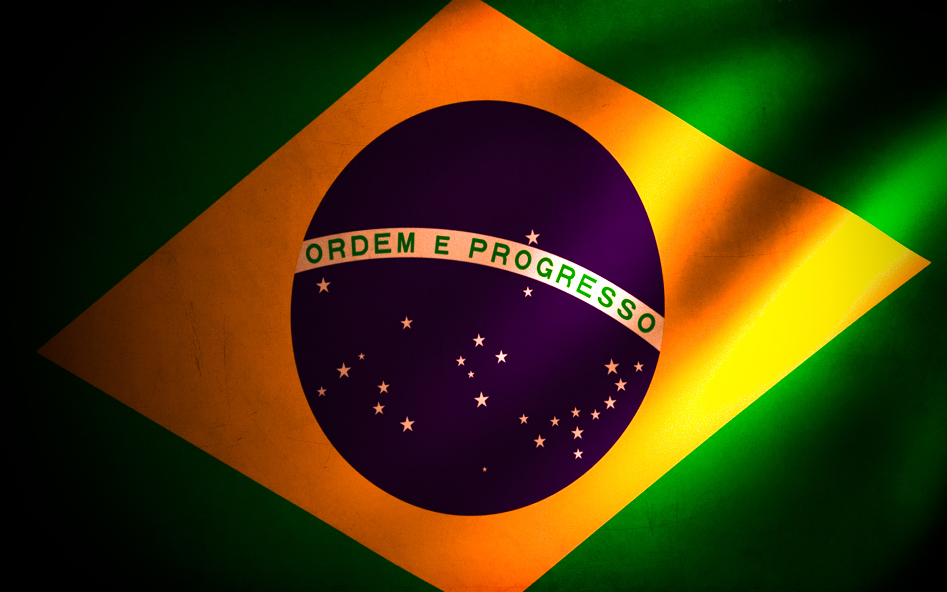 Brazil Flag 3d HD Wallpaper