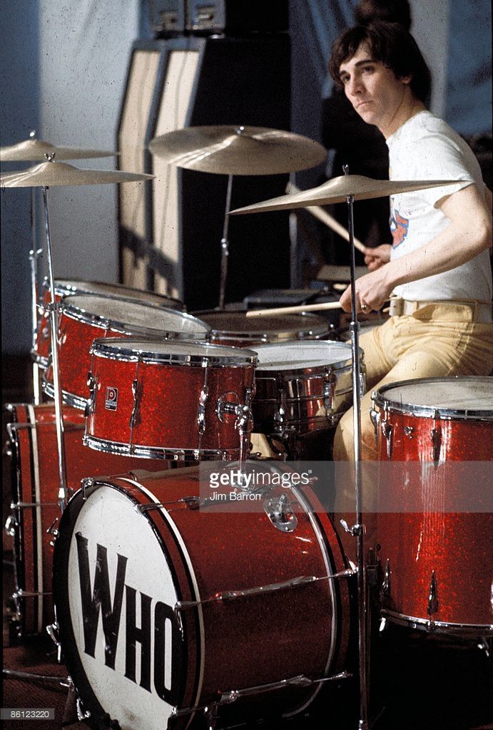 Photo Of Keith Moon The Who Performing Live Onstage Playing