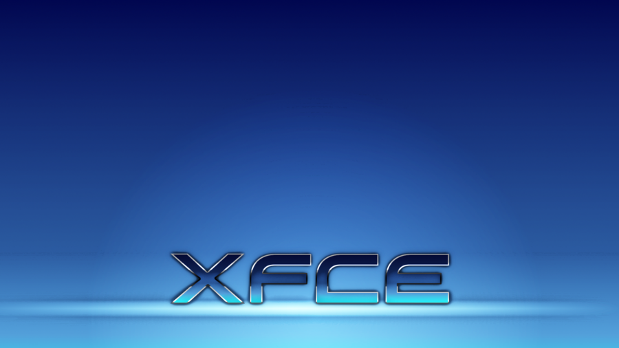 Xfce Blue Metallic Wallpaper By Defectivedre