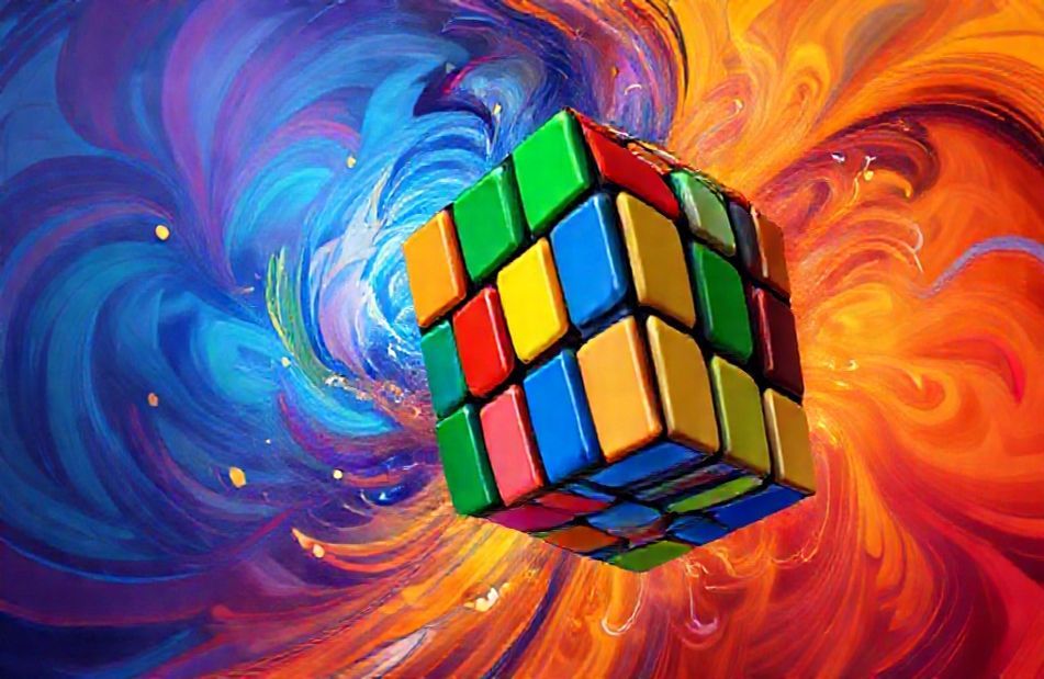 3d Wallpaper Rubix Cube