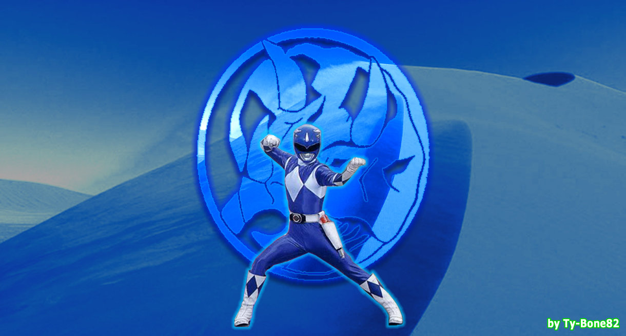 Mighty Morphin Power Rangers Blue Ranger By Super Tybone82 On