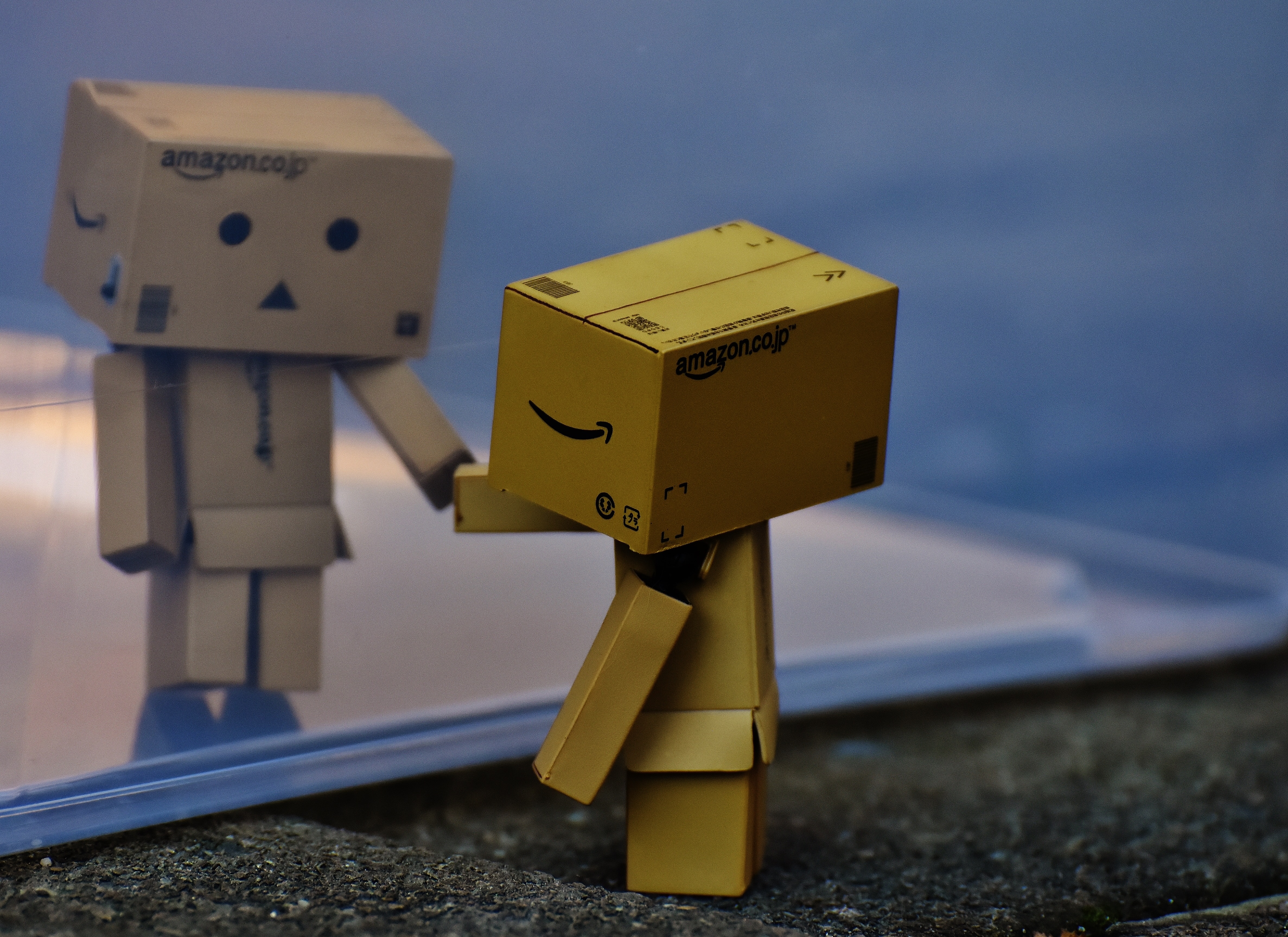 Cardboard Box Robot Image