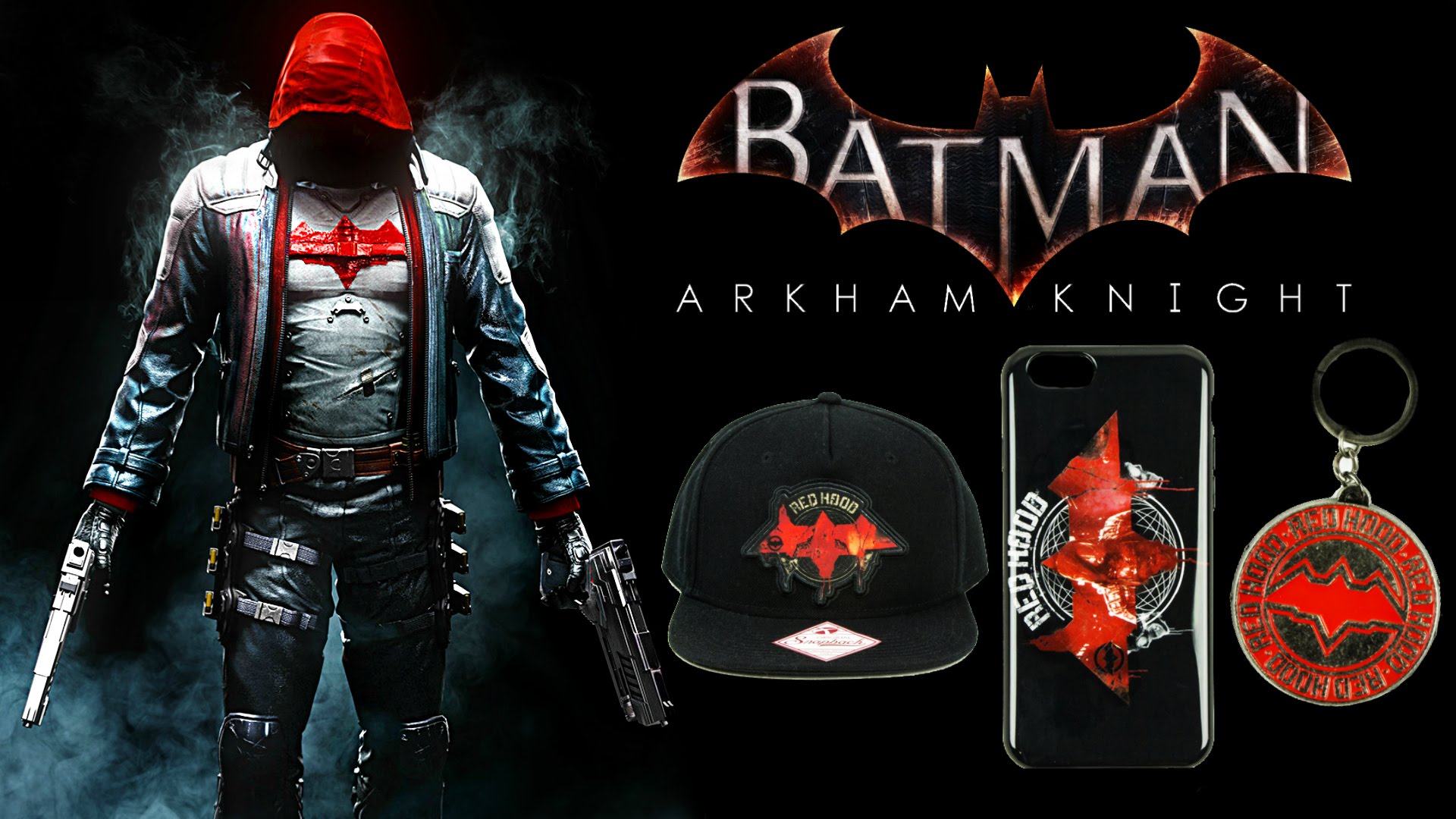 Red Batman Wallpaper Arkham Knight Hood