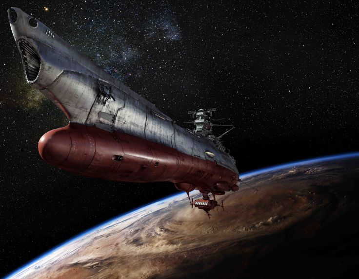 battleship yamato anime sci fi science fiction futuristic spaceship