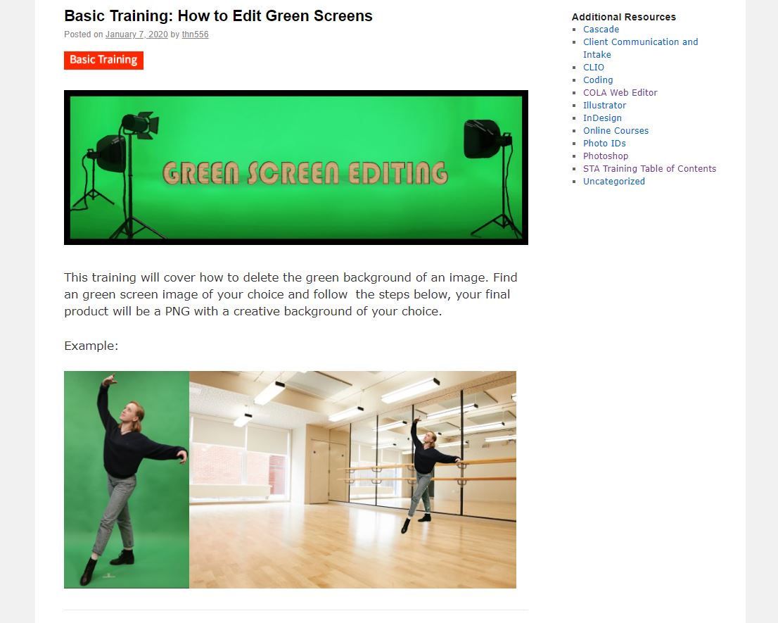 Green Screen Wallpaper