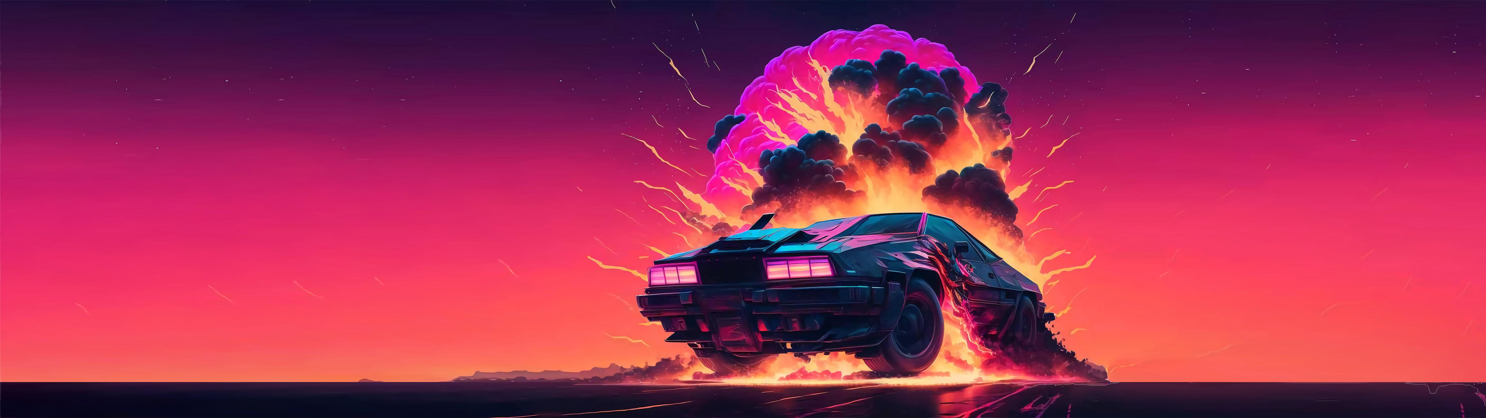 Ai Art Explosion HD Wallpaper