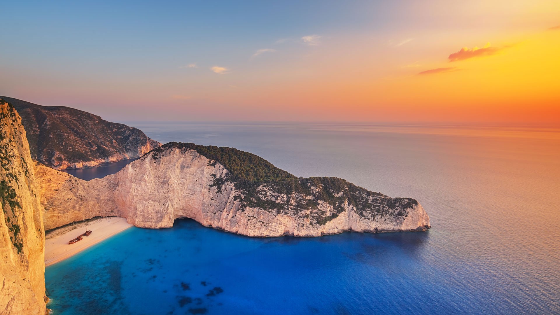 940090 beach, navagio beach, landscape, coast, plants, shipwreck, sand,  water, Greece, nature, mountains, top view - Rare Gallery HD Wallpapers