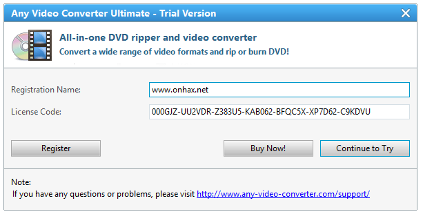 Any Video Converter Ultimate Serial Keys On Hax