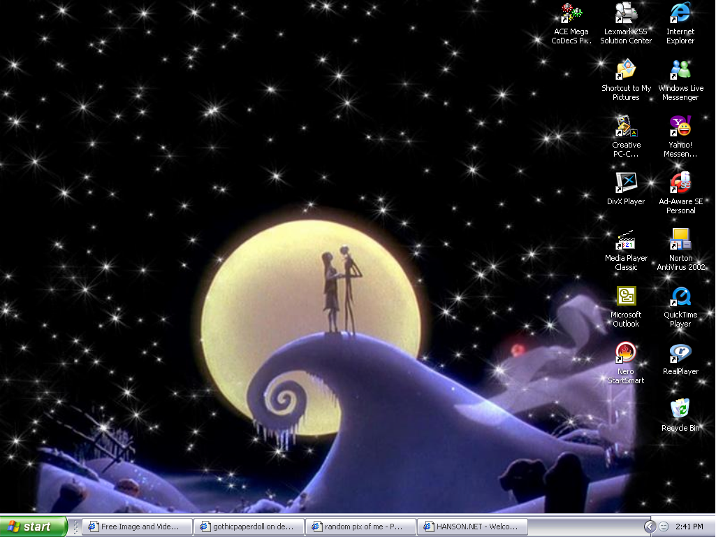 Jack And Sally Desktop Wallpaper By