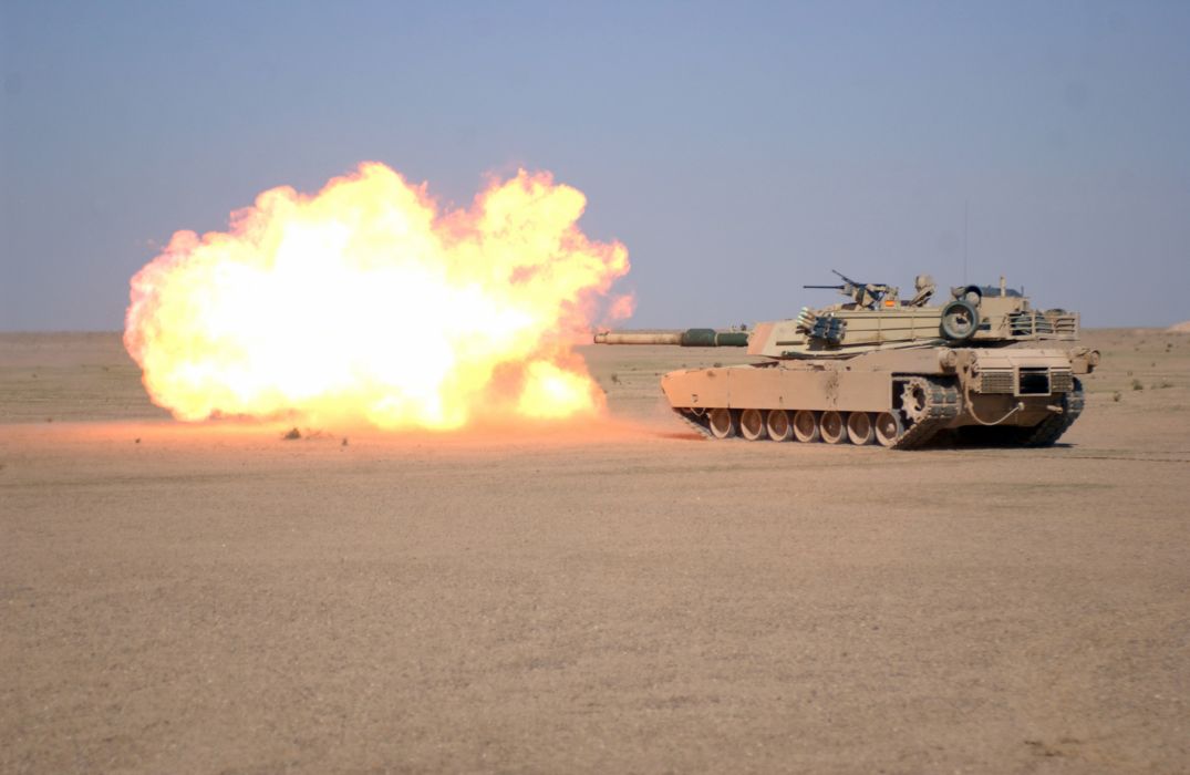 M1a1 Abrams Tank Weapon Military Tanks Fire F Wallpaper