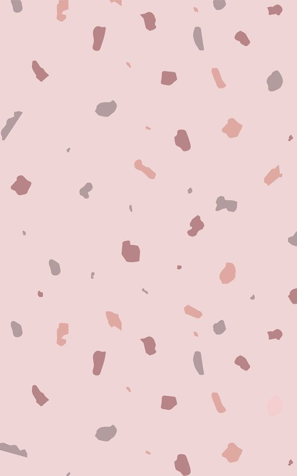 Dusky Pink Terrazzo Wallpaper Mural Hovia Uk iPhone