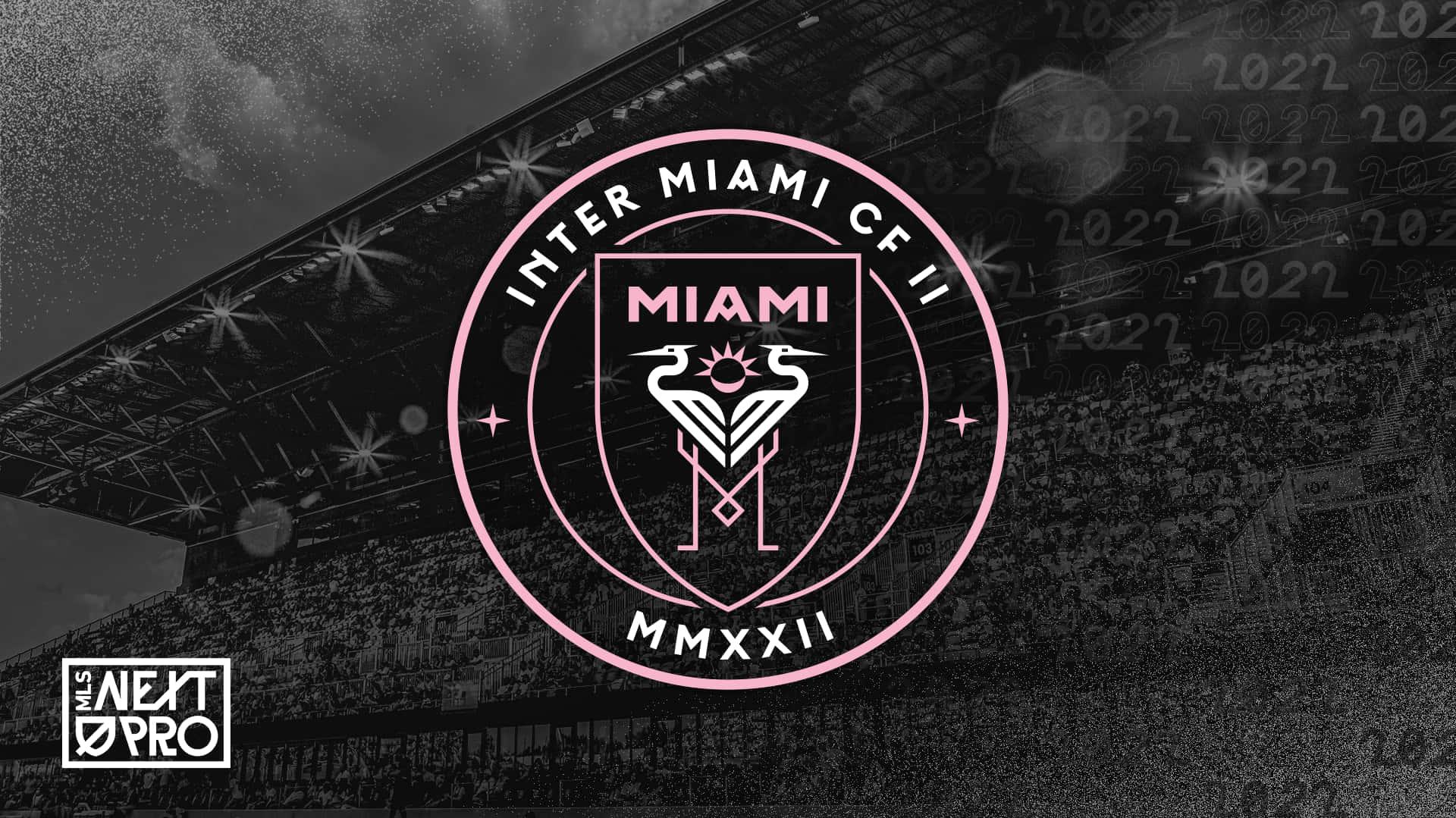 Inter Miami Fc Logo Graphic Design Wallpaper