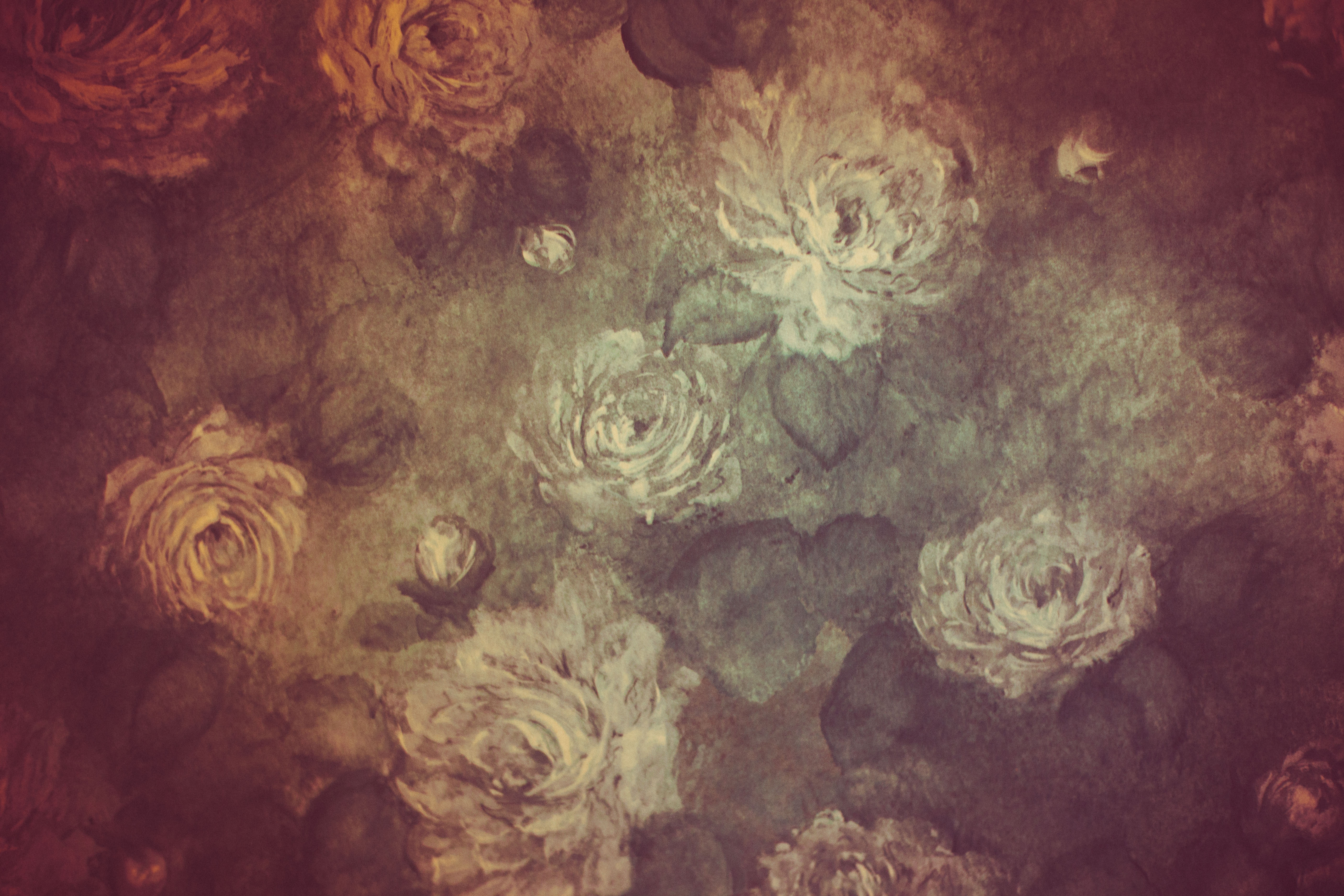 Free Vintage Floral Wallpaper Background indiedesignercom   FREE