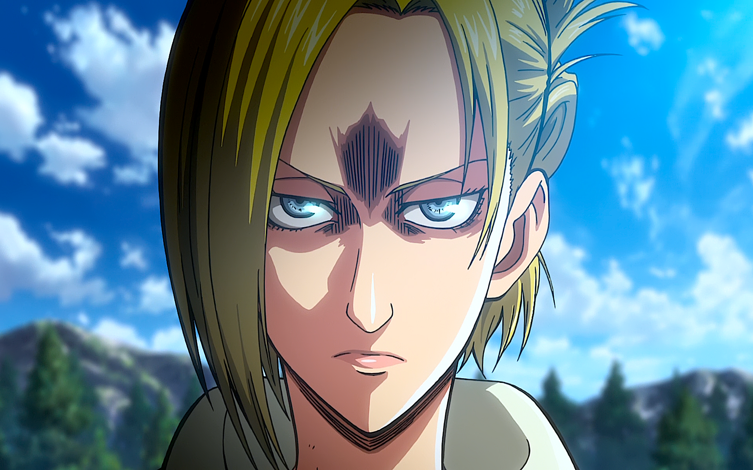Annie S Death Gaze HD Wallpaper Background Image
