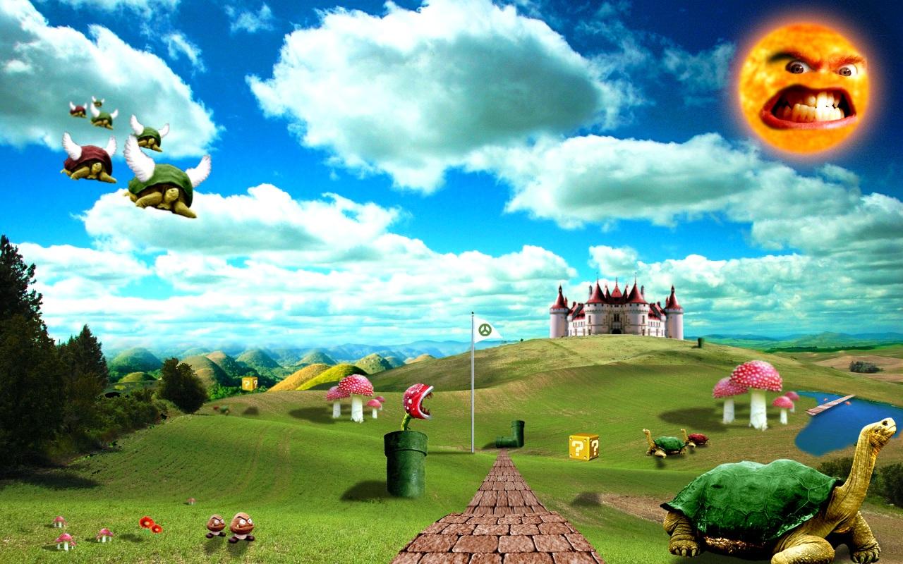The Real Mushroom Kingdom By Happyrussia Super Mario World Photo 1280x800