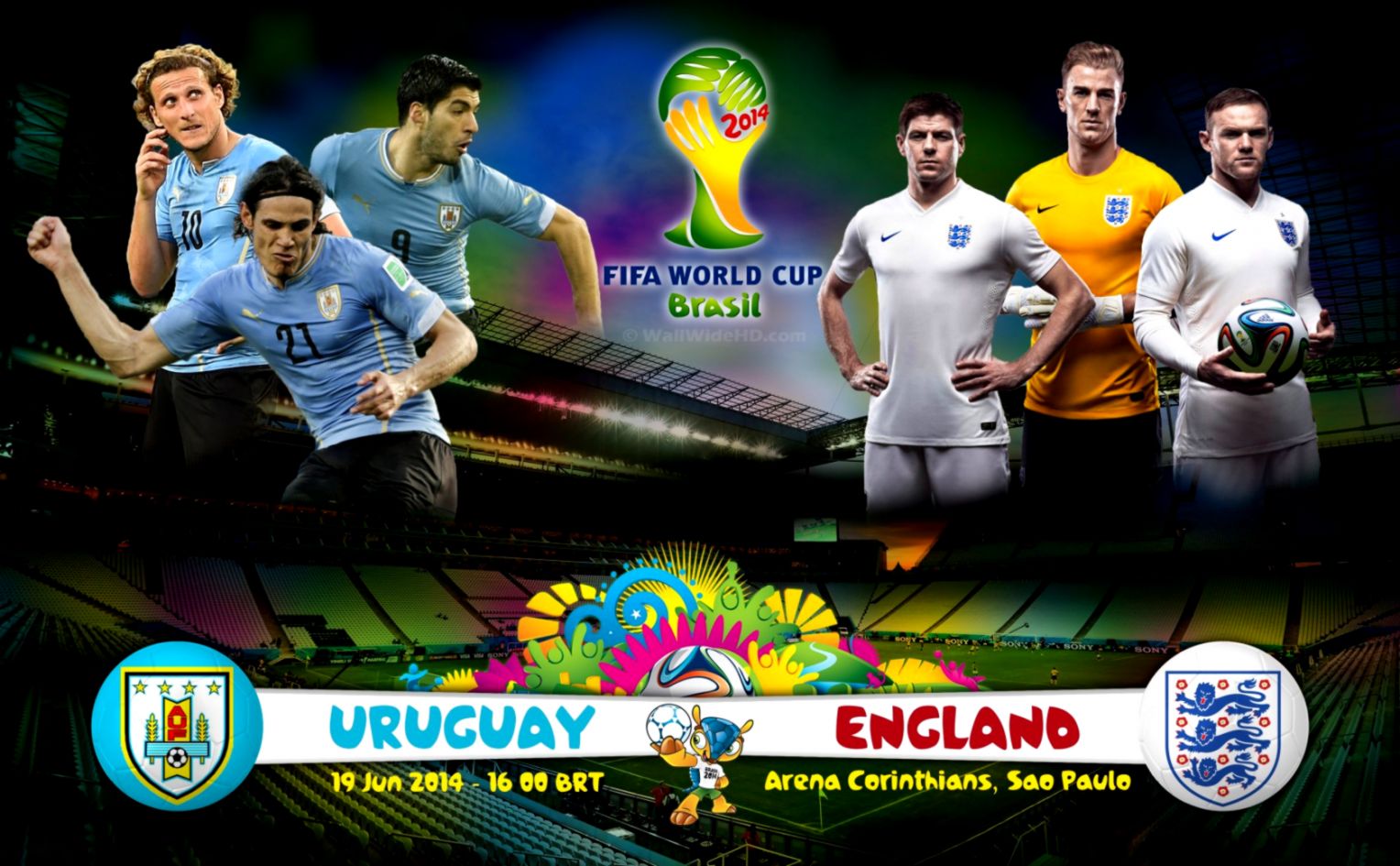 Uruguay Team World Cup Wallpaper Wide