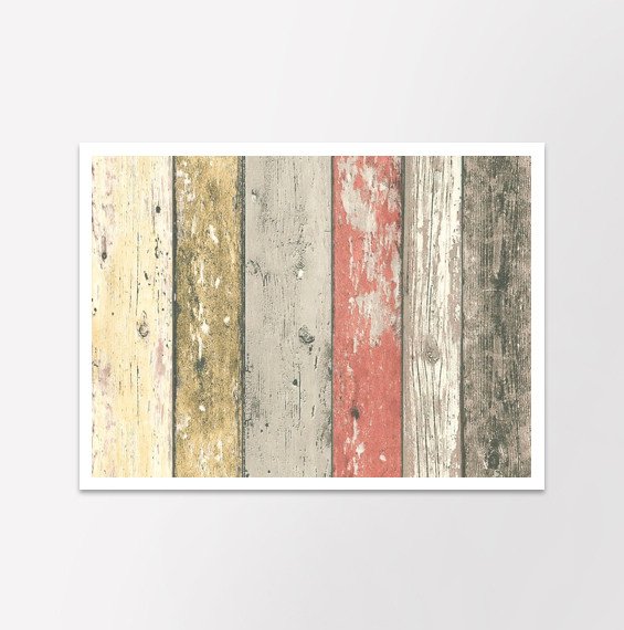 Home Wallpaper Coloured Distressed New England Wood Panel