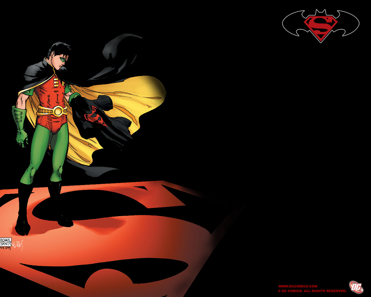 Teen Titans Wallpaper Batman Robin Dc