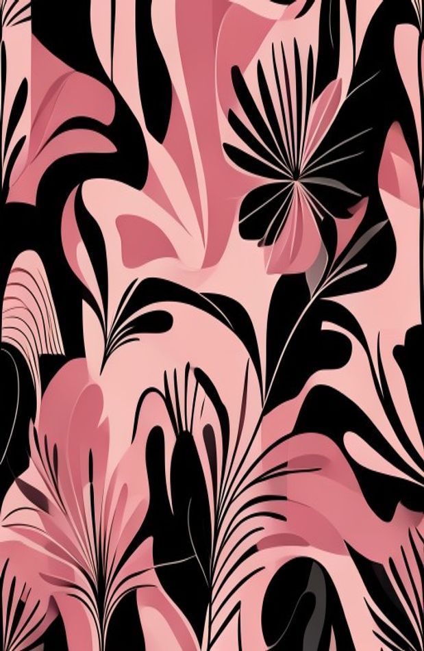 Pink And Black Wallpaper