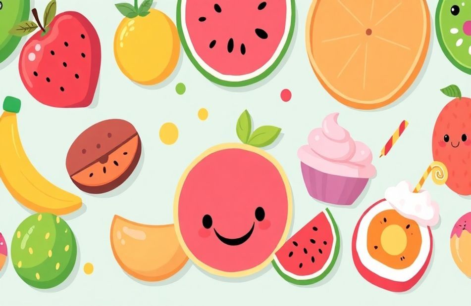 Cartoon Food Wallpaper