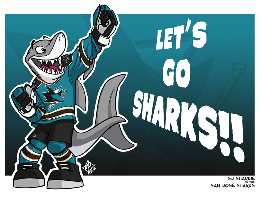 San Jose Sharks SJ Sharkie by jmh3k on