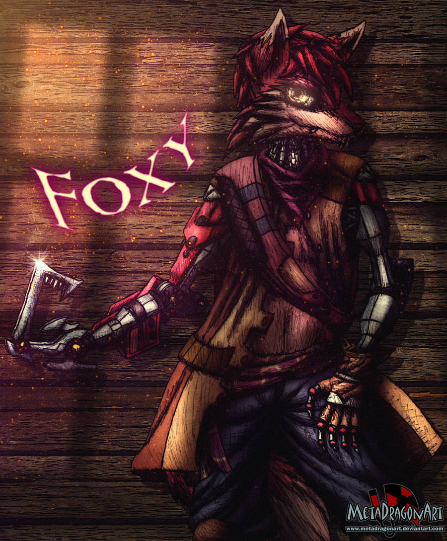 Foxy The Pirate By Metadragonart