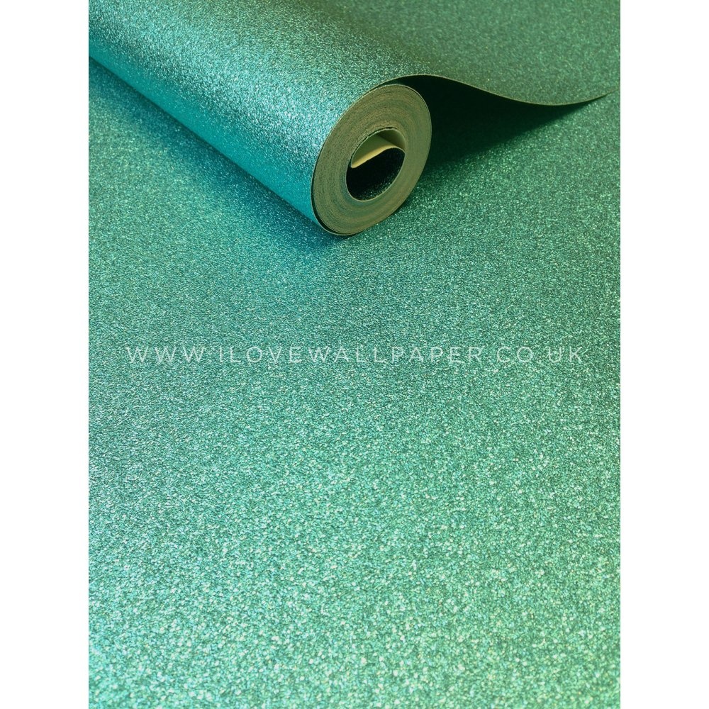 Real Glitter Wallpaper Muriva Hot Teal From I
