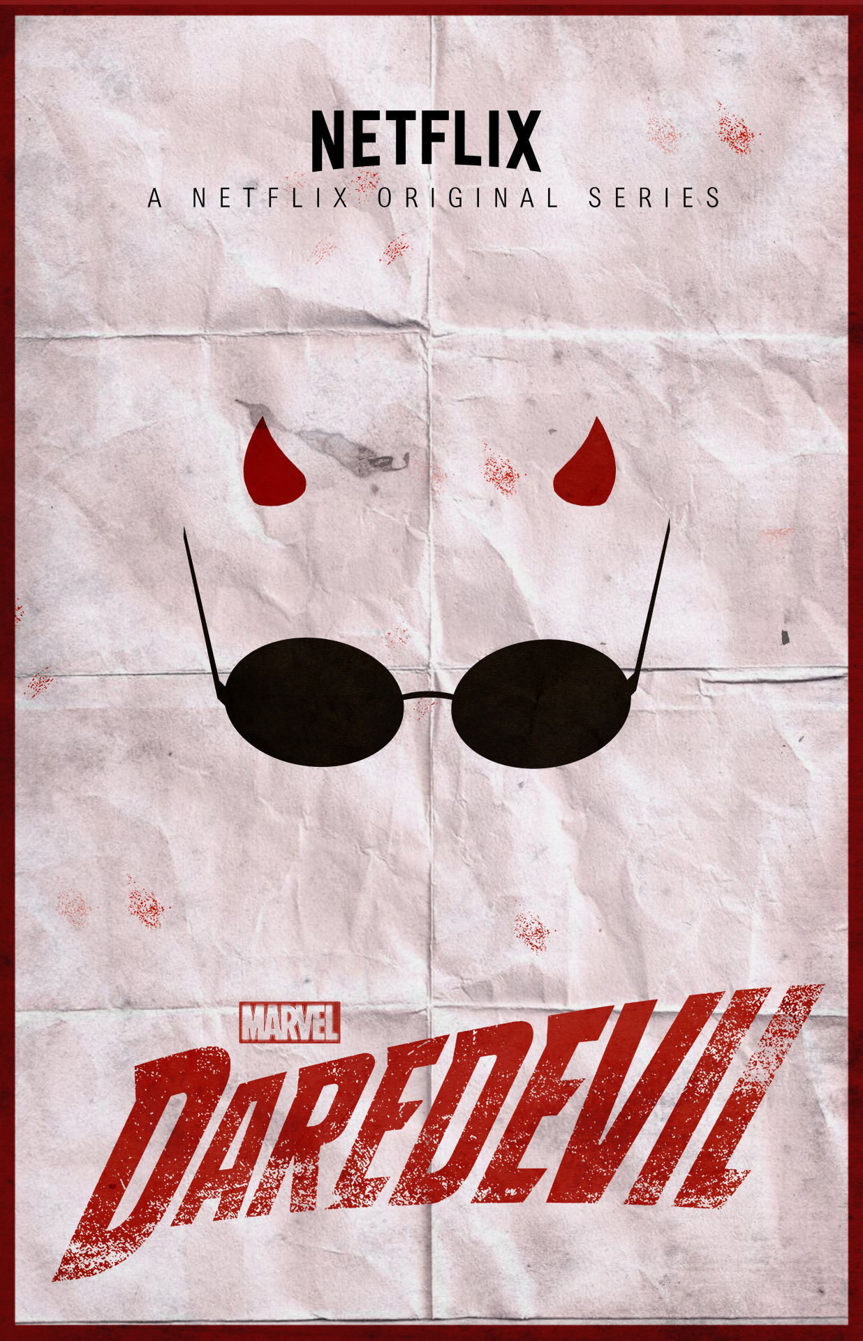 Daredevil Series Minimalist Poster Alexander Hamann